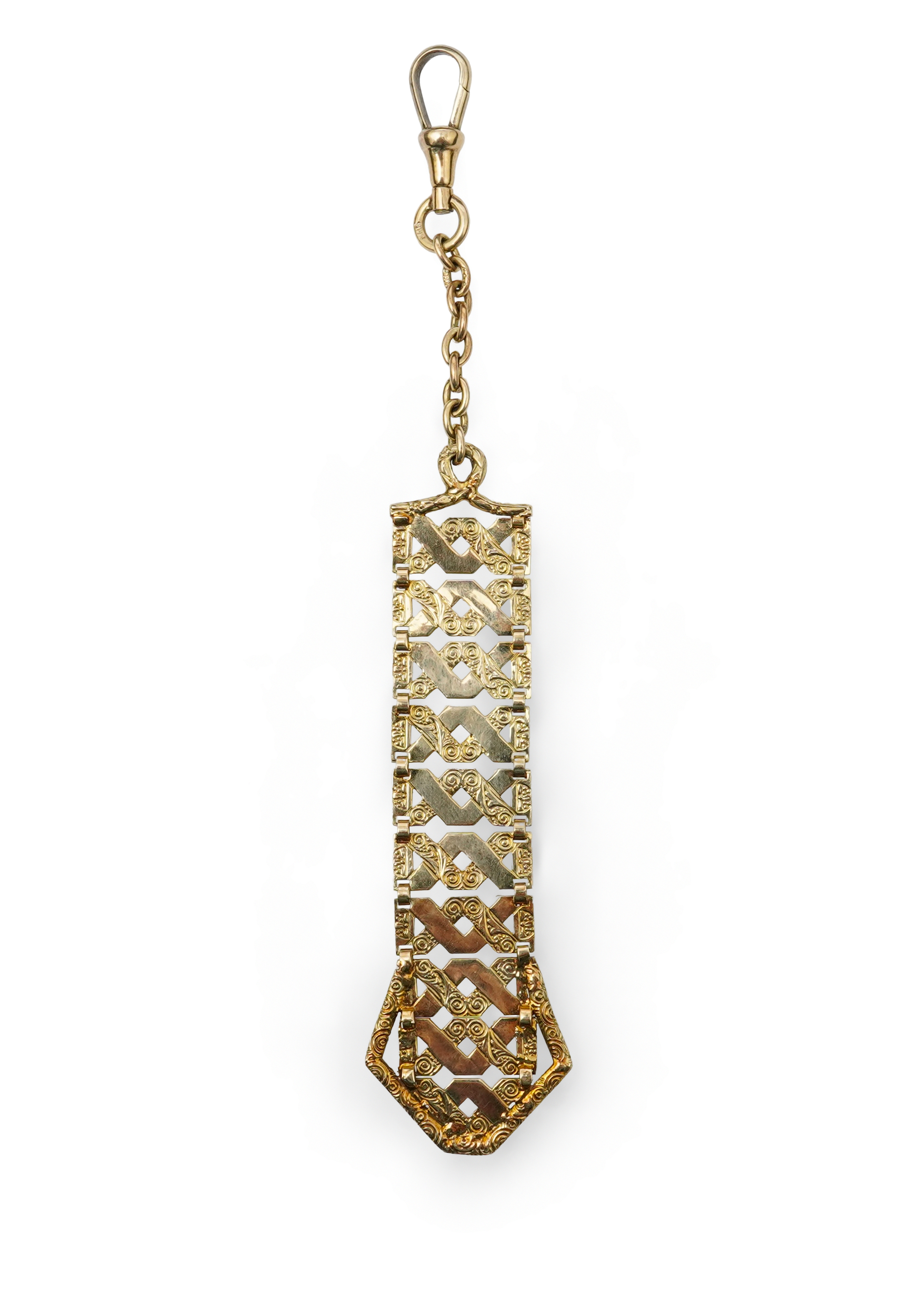 An unusual gold pendant, early 20th century